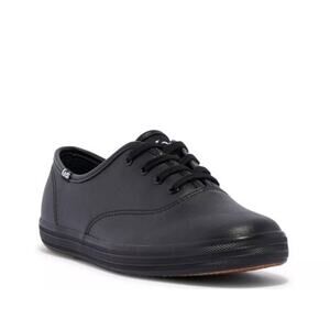 Keds Black Champion Leather Sneaker - Size 7.5